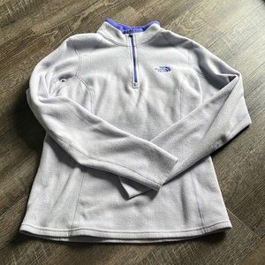 Purple north face jacket